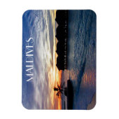 zonnebloemen maldiven magneet (Verticaal)