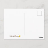 Zonnebloemen met de quote Jouw Actie Telt Briefkaart (Achterkant)