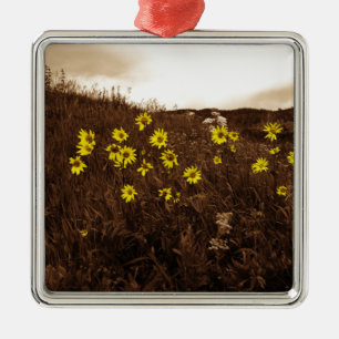 Zonnebloemen Metalen Ornament