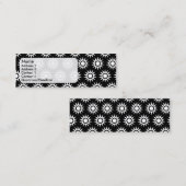 zonnebloemen mini visitekaartje (Voorkant / Achterkant)