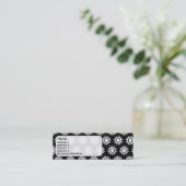 zonnebloemen mini visitekaartje (Staand voorkant)