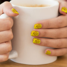 Zonnebloemen Minx Nail Art