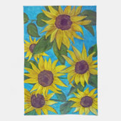 Zonnebloemen MoJo Kitchen Towel Theedoek (Verticaal)