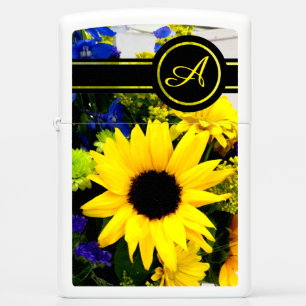 Zonnebloemen Monogram