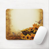 Zonnebloemen Muismat (Met muis)