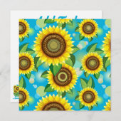 Zonnebloemen Natuur Flora (Voorkant / Achterkant)