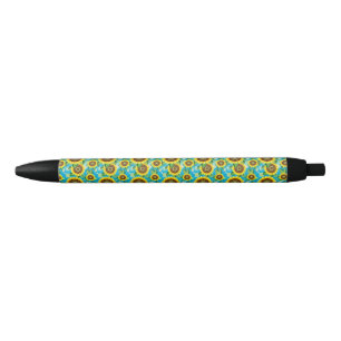 Zonnebloemen Natuur Flora Zwarte Inkt Pen