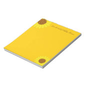 Zonnebloemen Notitieblok (Gedraaid)
