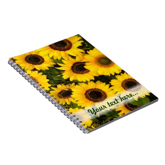 Zonnebloemen Notitieboek (Rechterzijde)