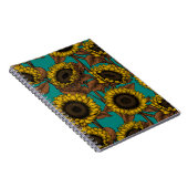 Zonnebloemen Notitieboek (Rechterzijde)