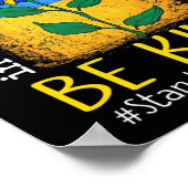 Zonnebloemen Oekraïense vlag zijn een soort van st Poster (Hoek)