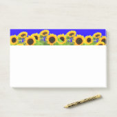 Zonnebloemen - Oekraïne - Vlaggenvrijheid Oekraïne Post-it® Notes (Op bureau)