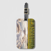 Zonnebloemen op Sunset Bagagelabel (Voorkant (verticaal))