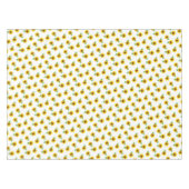 Zonnebloemen op witte tablet tafelkleed (Voorkant (Horizontaal))