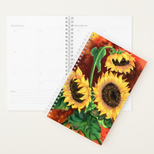Zonnebloemen Planner (Display)