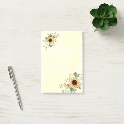 Zonnebloemen Post-it® Notes (Kantoor)