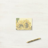 Zonnebloemen Post-it® Notes (Op bureau)