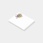 Zonnebloemen Post-it® Notes (Schuin)