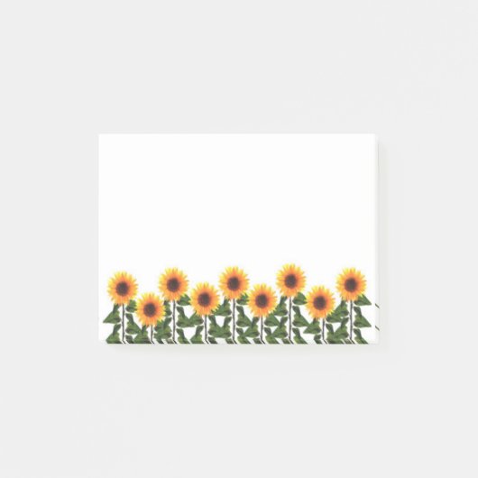 Zonnebloemen Post-it-Notes Post-it® Notes (Voorkant)
