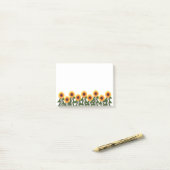 Zonnebloemen Post-it-Notes Post-it® Notes (Op bureau)