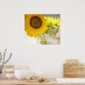 Zonnebloemen Poster (Keuken)