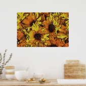 Zonnebloemen Poster (Keuken)