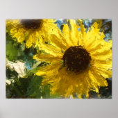 zonnebloemen poster (Voorkant)