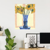 Zonnebloemen Poster (Thuiskantoor)