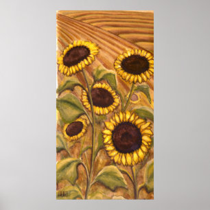 Zonnebloemen Prints voor het schilderen van het Ca