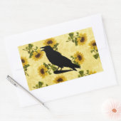 Zonnebloemen Rechthoekige Sticker (Envelop)