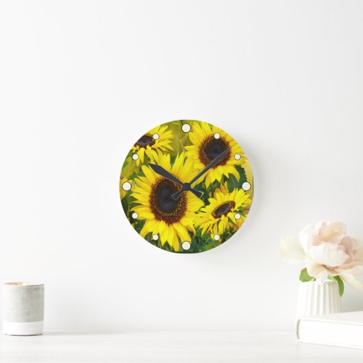 Zonnebloemen Ronde Klok (Huis)