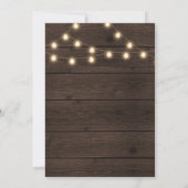 Zonnebloemen, Rozen, Lichtjes en Houten Balken I D Kaart (Achterkant)