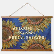 Zonnebloemen Rustic Navy Blue Summer Vrijgezellenf