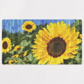 Zonnebloemen Schilderd hek Labels (Design 2)