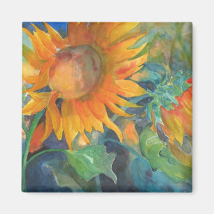 Zonnebloemen Schilmnet Magneet