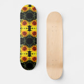Zonnebloemen Skateboard (Voorkant)