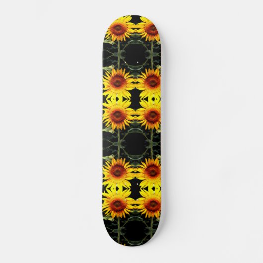 Zonnebloemen Skateboard (Voorkant)