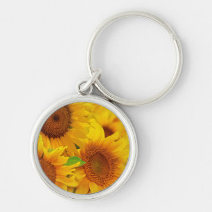 Zonnebloemen Sleutelhanger