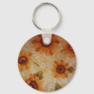 Zonnebloemen Sleutelhanger