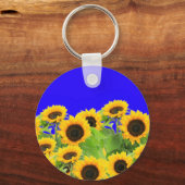 Zonnebloemen Sleutelhanger (Voorkant)