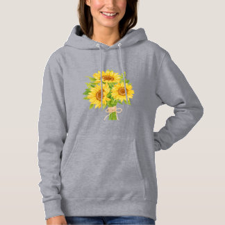 zonnebloemen speciaal voor haar hoodie