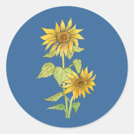 Zonnebloemen Sticker
