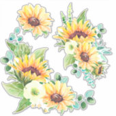 Zonnebloemen Stickers (Voorkant)