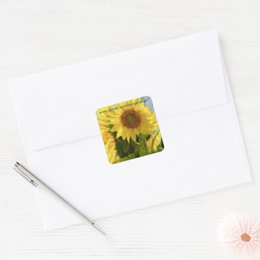 Zonnebloemen Stickers (Envelop)