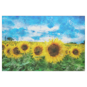 Zonnebloemen Stof