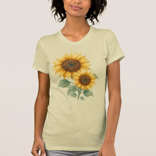 Zonnebloemen T-shirt (Voorkant)