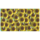 Zonnebloemen tafelkleed (Voorkant (Horizontaal))