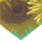 Zonnebloemen tafelkleed (Gekanteld)