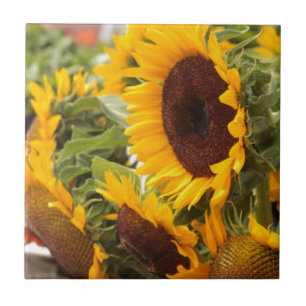 Zonnebloemen! Tegeltje
