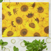 Zonnebloemen Theedoek (Gevouwen)